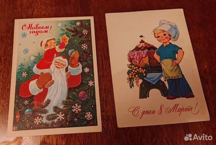 Открытки СССР и путеводители