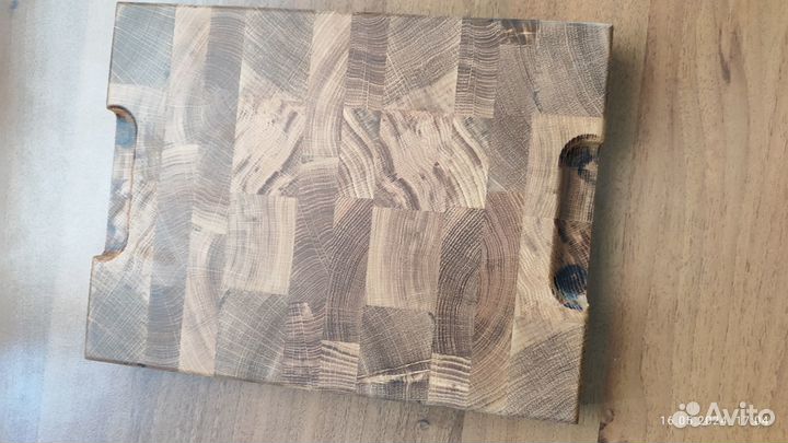 Торцевая разделочная доска из дуба