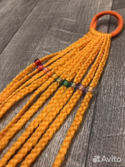 Афрорезинки, косички на резинках, афрохвосты