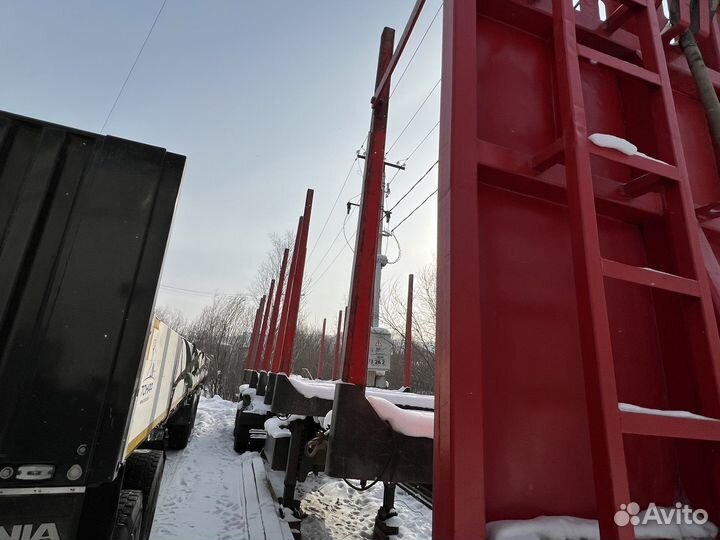 Полуприцеп лесовоз (сортиментовоз) НовосибАРЗ 981300, 2019