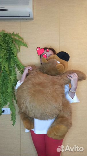 Большой плюшевый медведь Балу очень мягкий