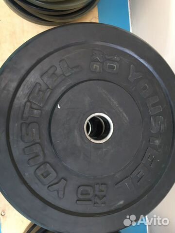 Спортивный/тренеровочный/кроссфит диск/блин 10 кг