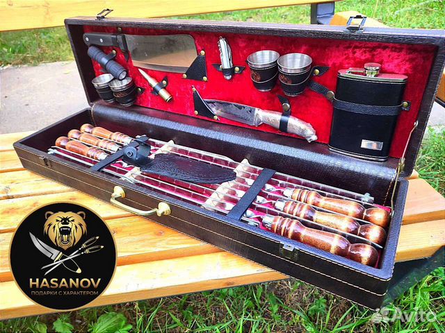 Шашлычный набор в кейсе