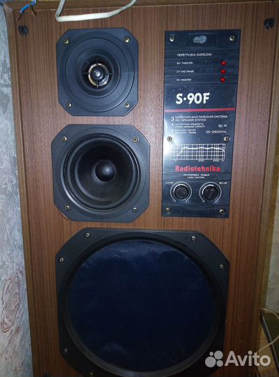 Акустика колонки S90F, пр-во СССР-Латвия