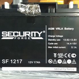 Аккумулятор Security Force 12V / 17Ah