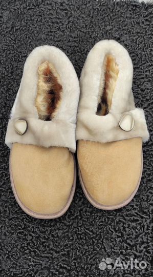 Чуни из натуральной овчины мужские и женские