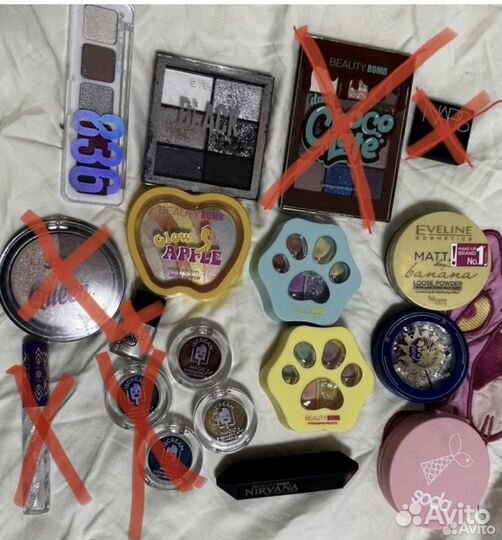 Косметика пакетом, набор косметики б/у