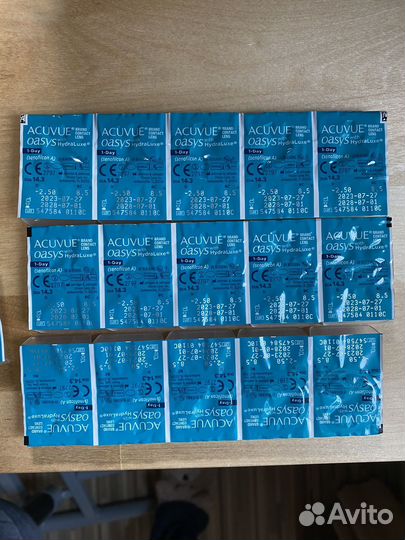 Acuvue Контактные линзы oasys 1-DAY with HydraLuxe