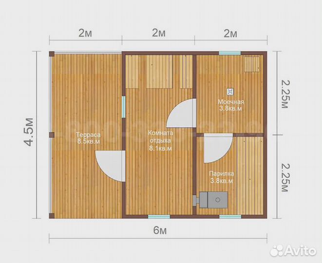 Баня под ключ Милена