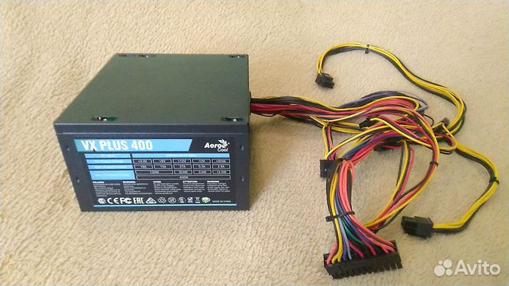 Блок питания aerocool vx plus 400 watt