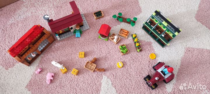 Конструктор липучки, лото, конструктор ферма