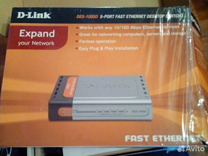 Коммутатор D-Link des-1005D