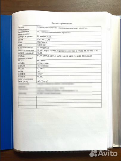 Ао «Центр инвестиционных проектов». Готовое ао. Го