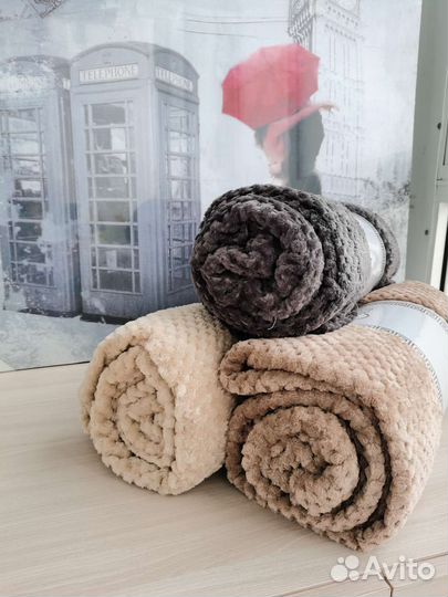 Плед покрывало 200х220 новый