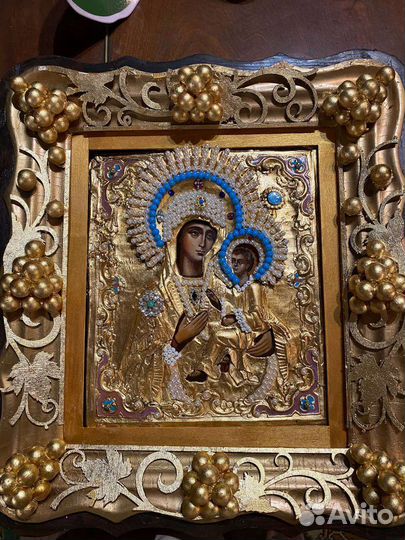 Икона Тихвинская Богоматерь