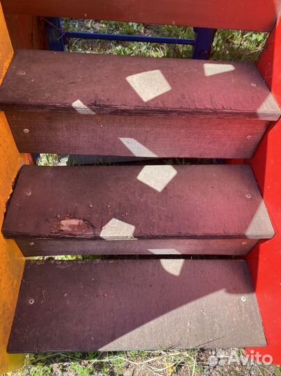 Детский игровой комплекс уличный бу + карусель