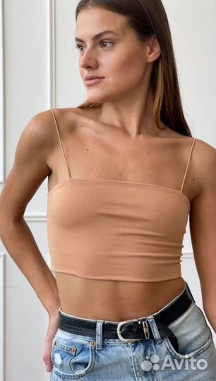 Топ на бретелях, летний