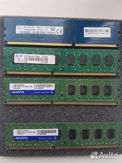 Остатки озу DDR2 DDR3 DDR4