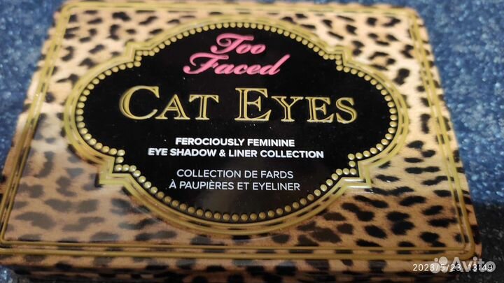 Палетка теней too faced