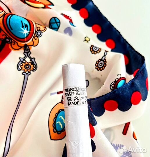 Платок винтажный шелковый. Италия