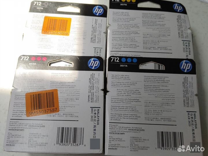 Картридж hp 712 black