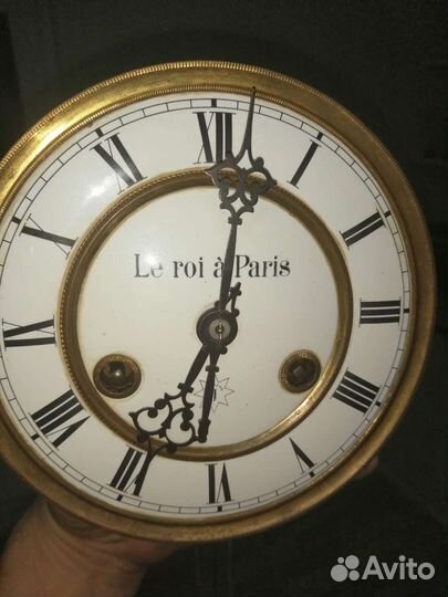 Старинные настенные часы le roi a paris