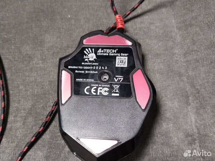 Игровая мышь bloody a4tech v7