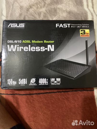 Wi-Fi роутер Asus DSL-N10
