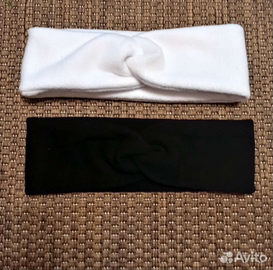 Повязка на голову теплая новая