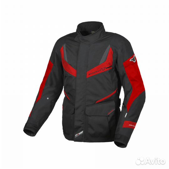 Macna rancher Мотокуртка ткань черно/красная M