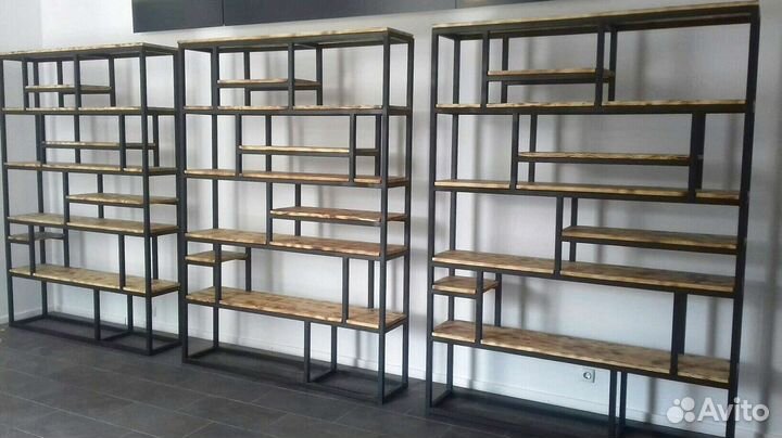 Дизайнерская мебель, Лофт стеллаж, перегородки