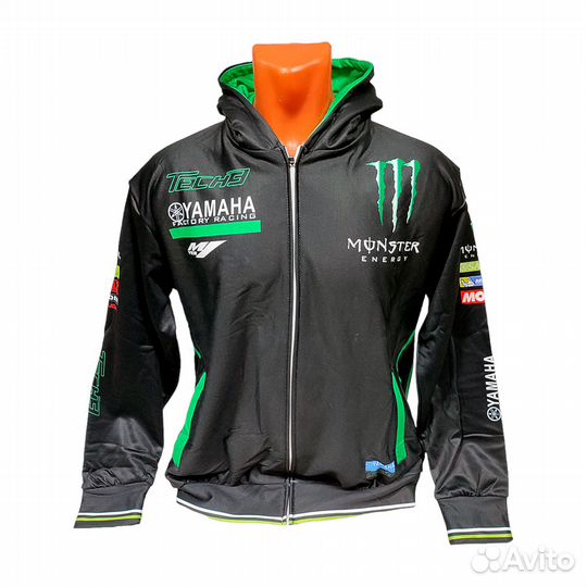 Толстовка Yamaha Monster для мотоцикла микрофибра