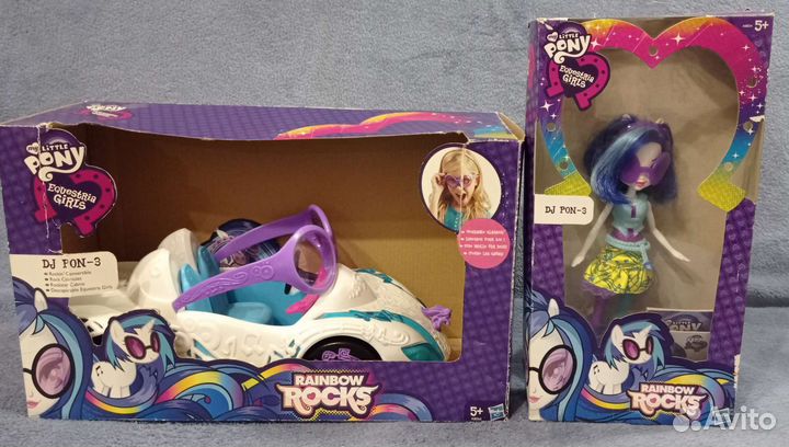 My Little Pony кукла и автомобиль