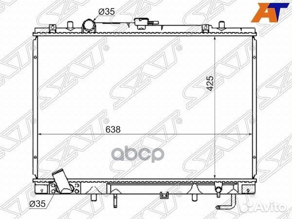 Радиатор SG-MC0066-V6 Sat