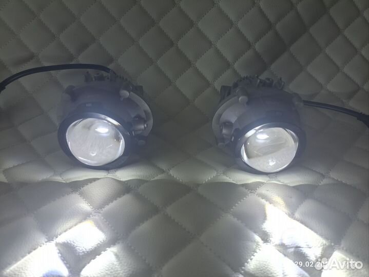 Противотуманные фары kia/hyundai линзы LED