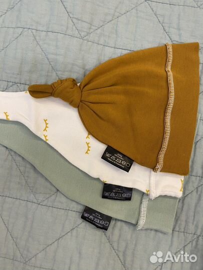 Чепчик шапочка mjolk hm для малыша пакетом