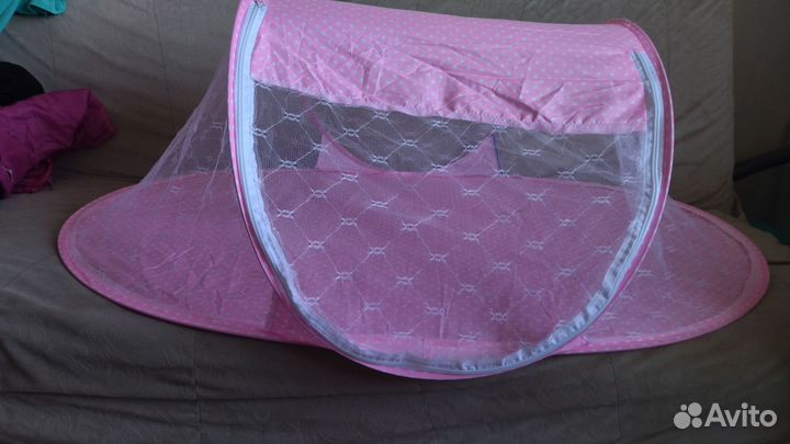 Кроватка детская складная, для сна антимоскитная