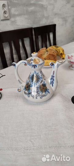 Чайник заварочный СССР гжель