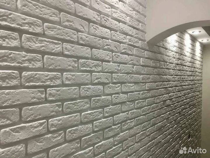 Декоративный камень с монтажом