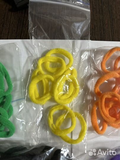 Новые Резинки для волос цветные