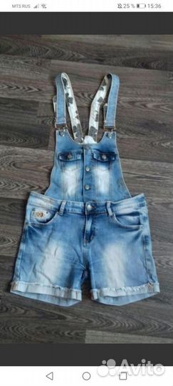 Джинсовый комбенизон