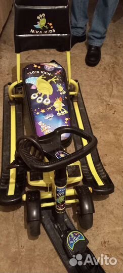 Детские санки на колесах