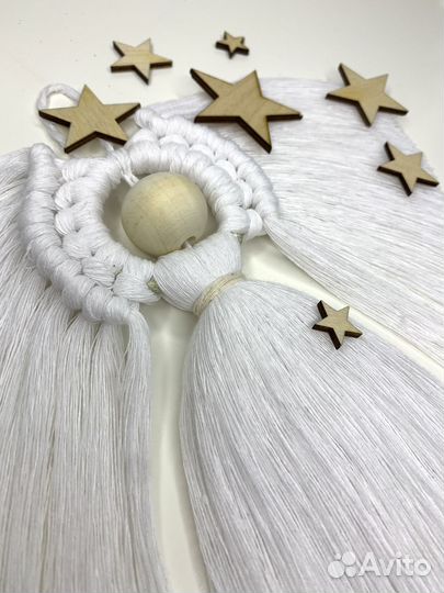 Ангел из макраме
