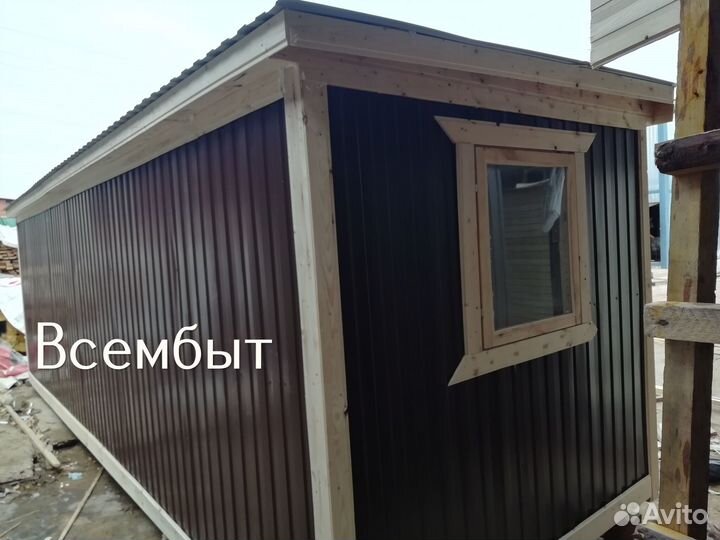 Новый вагончик бытовка с доставкой на манипуляторе