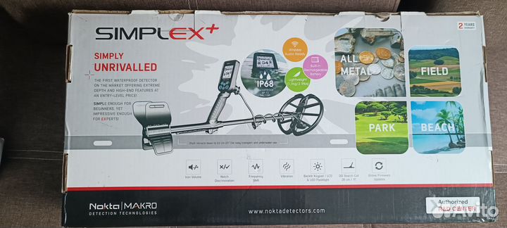 Металлоискатель nokta makro simplex plus