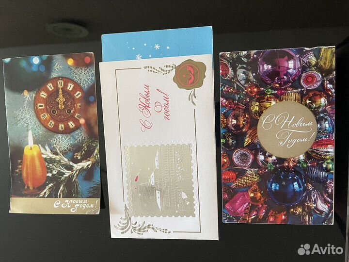 С новым годом - открытки СССР