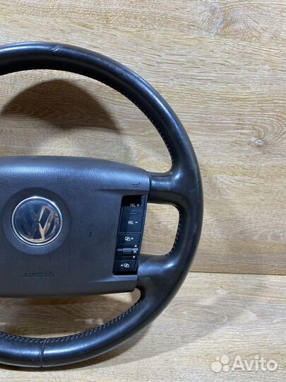 Руль кожаный Volkswagen Touareg Арт. 120347
