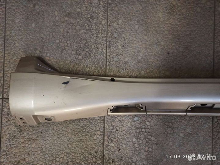 Накладка порога тойота прадо 150