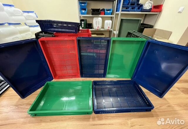 Ящики Пластиковые 600х400х75мм для Заморозки