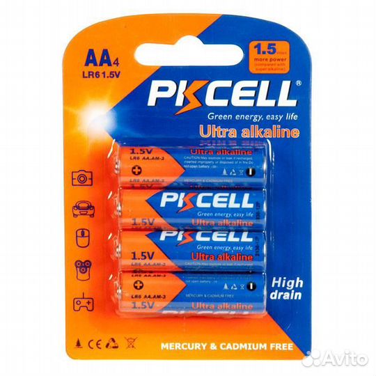 Батарейка (щелочной/алкали элемент питания) pkcell
